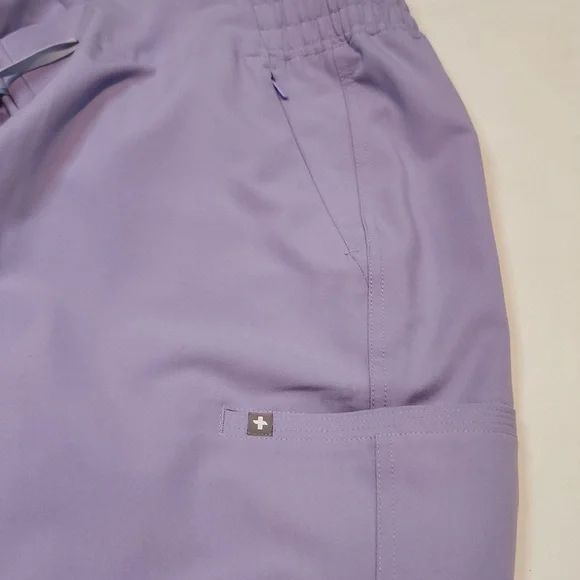 Figs | Women's Lilac Tech Drawstring Scrubs Sz L - Picture 4 of 6